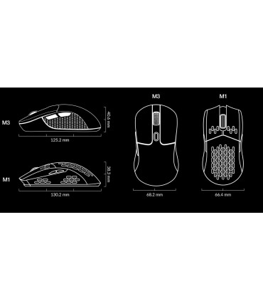 Keychron Souris sans fil M1 Blanc 1000 Hz