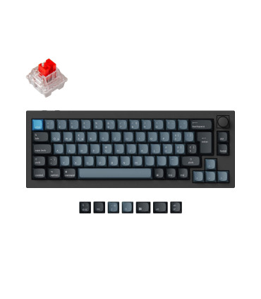 Keychron Q2 Pro Commutateur QMK Marron Noir Disposition Suisse (ISO-CH)