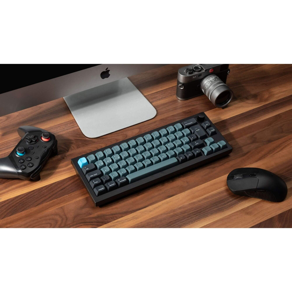 Keychron Q2 Pro Commutateur QMK Marron Noir Disposition Suisse (ISO-CH)