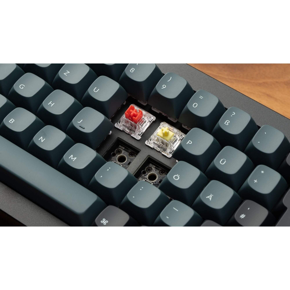 Keychron Q2 Pro Commutateur QMK Marron Noir Disposition Suisse (ISO-CH)