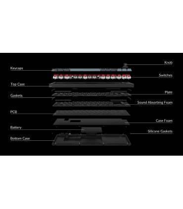 Keychron Q2 Pro Black QMK Brown Switch Schweizer Layout (ISO-CH)