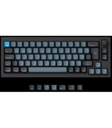 Keychron Q2 Pro Commutateur QMK Marron Noir Disposition Suisse (ISO-CH)