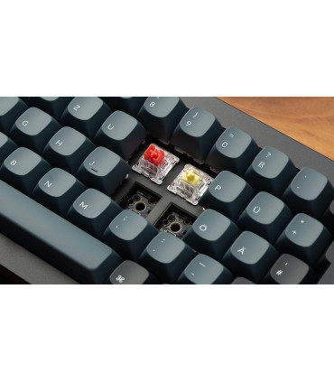 Keychron Q2 Pro Commutateur QMK Marron Noir Disposition Suisse (ISO-CH)