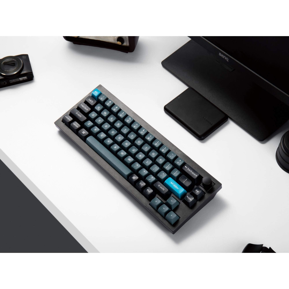Keychron Q2 Pro Black QMK Brown Switch Schweizer Layout (ISO-CH)