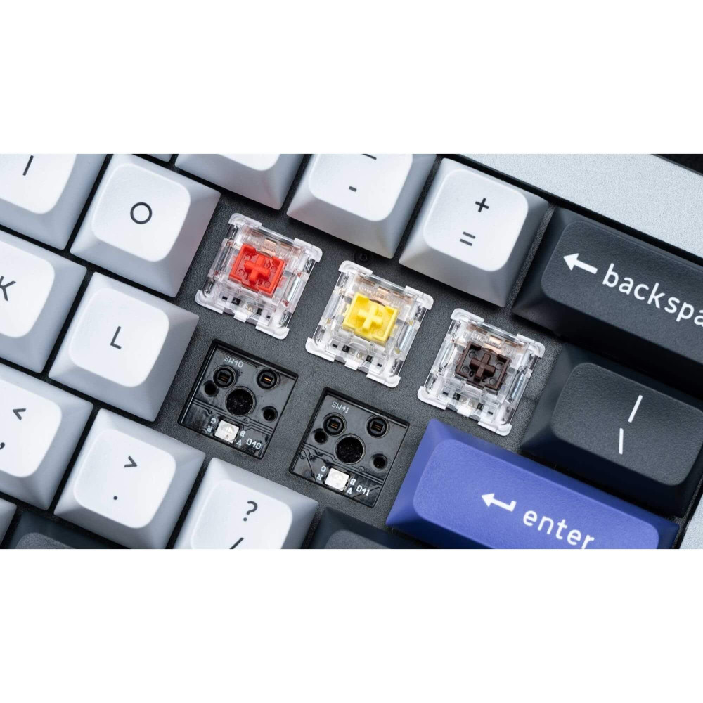 Keychron Q2 Pro Black QMK Brown Switch Schweizer Layout (ISO-CH)