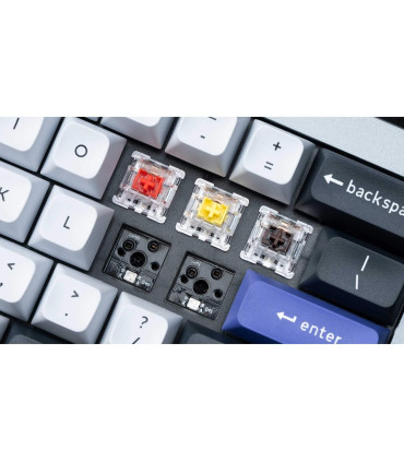 Keychron Q2 Pro Black QMK Brown Switch Schweizer Layout (ISO-CH)