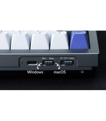 Keychron Q2 Pro Black QMK Brown Switch Schweizer Layout (ISO-CH)