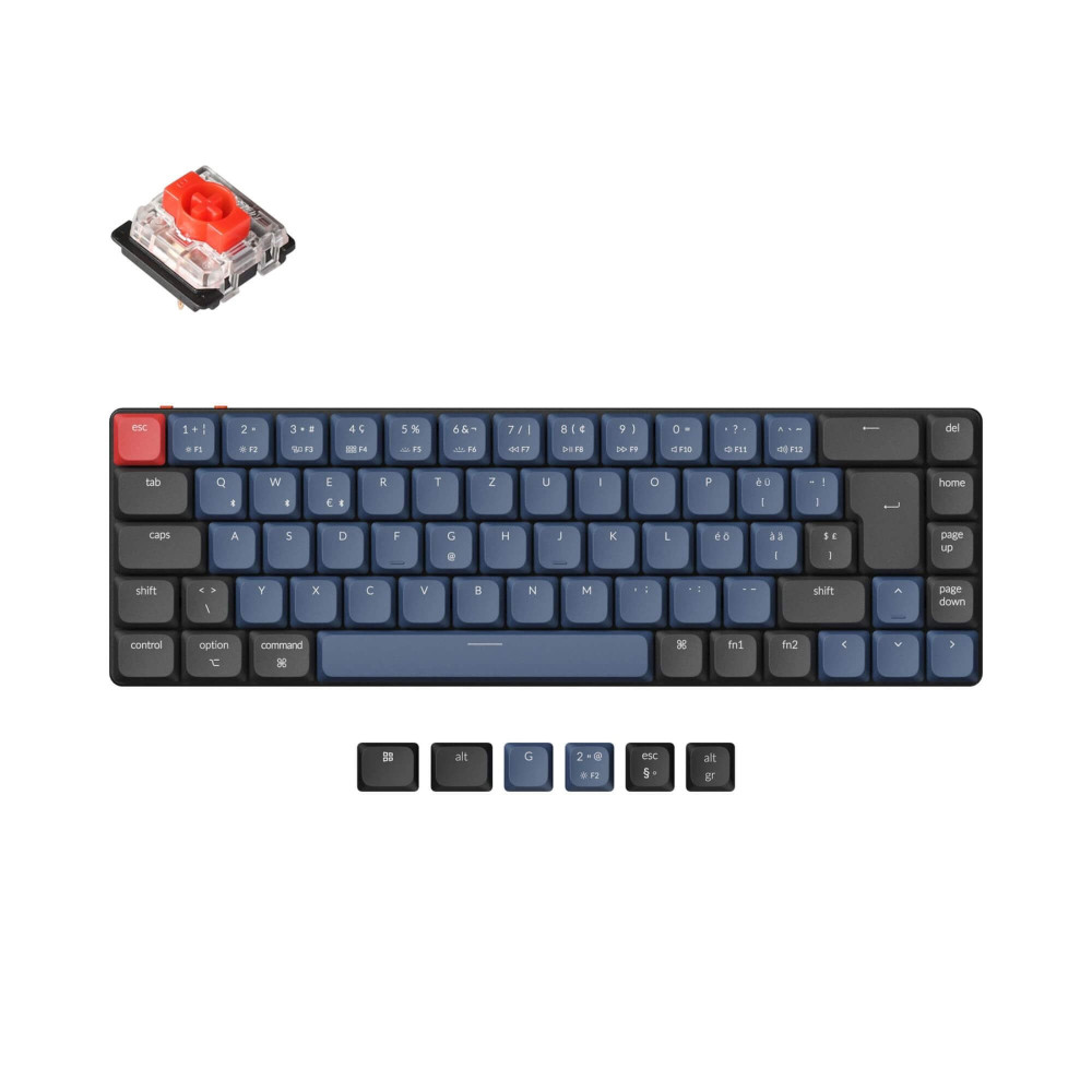 Mechanical Keyboard Keychron K7 Pro Hot-Swap Swiss Layout (ISO-CH)