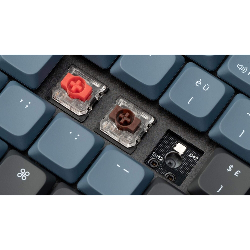 Clavier mécanique Keychron K7 Pro Hot-Swap Swiss Layout (ISO-CH)