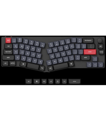 Clavier mécanique Keychron K11 Pro en disposition ergonomique Alice