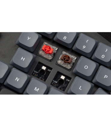 Clavier mécanique Keychron K11 Pro en disposition ergonomique Alice