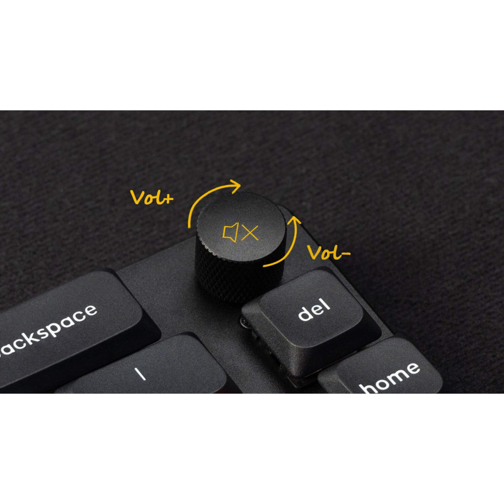 Clavier mécanique Keychron K11 Pro en disposition ergonomique Alice