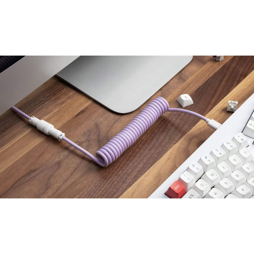 Keychron câble aviateur enroulé personnalisé pour votre clavier