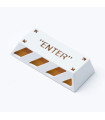 Enter Key Aluminum Alloy Artisan Keycap White