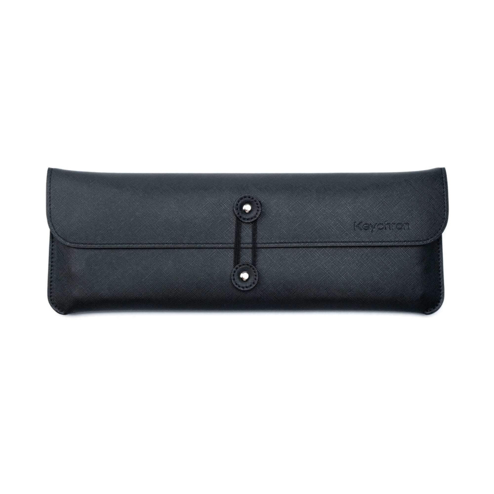 Keychron K3 Pochette de voyage Cuir Saffiano Orange