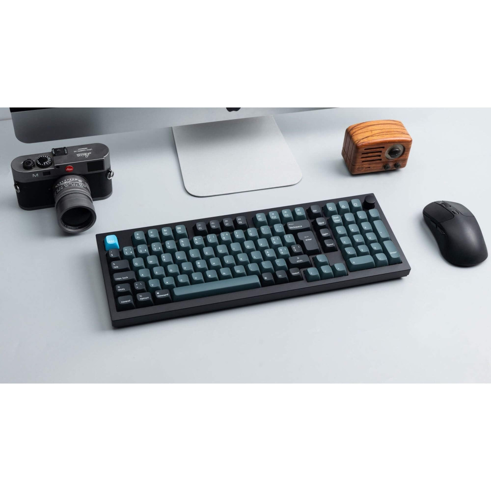 Keychron Q5 Pro Interrupteur banane QMK noir (ISO-CH) avec bouton