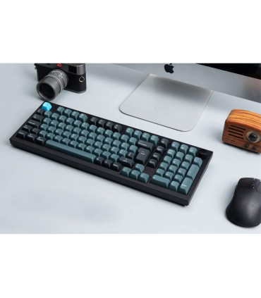 Keychron Q5 Pro Interrupteur banane QMK noir (ISO-CH) avec bouton