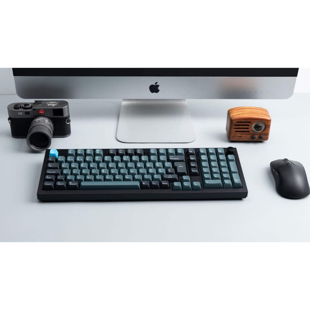 Keychron Q5 Pro Interrupteur banane QMK noir (ISO-CH) avec bouton