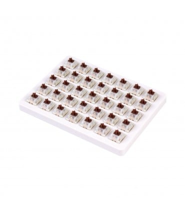 Gateron Cap Switch Set 35pcs/Set Milky-Brown
