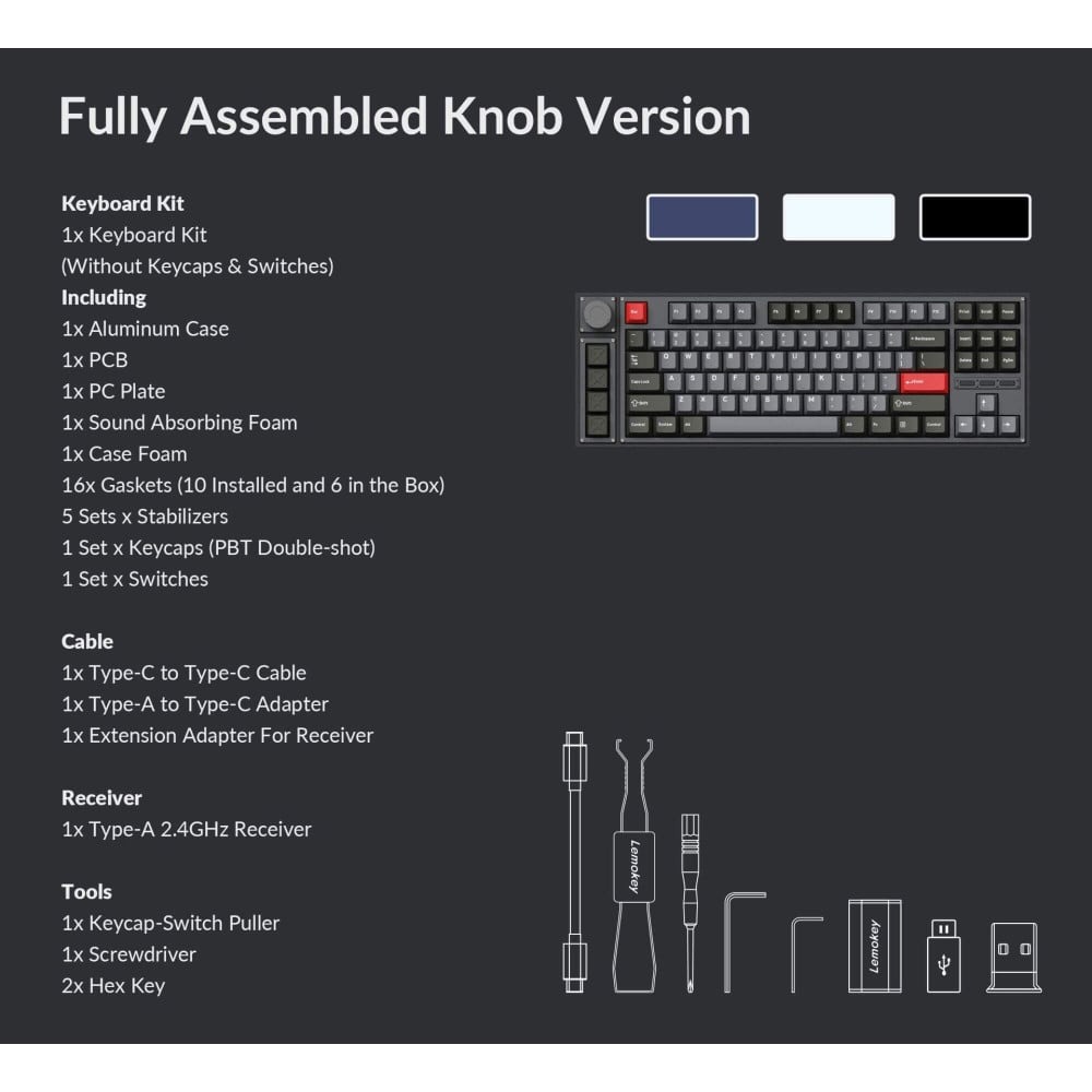 Keychron Clavier Lemokey L3 : un confort de frappe accru grâce à un design innovant