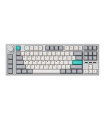 Keychron Interrupteur banane Lemokey L3 Space Silver QMK (ANSI) avec bouton