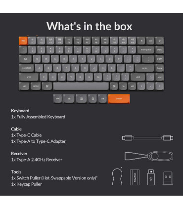 Keychron K3 Max : Clavier mécanique sans fil compact