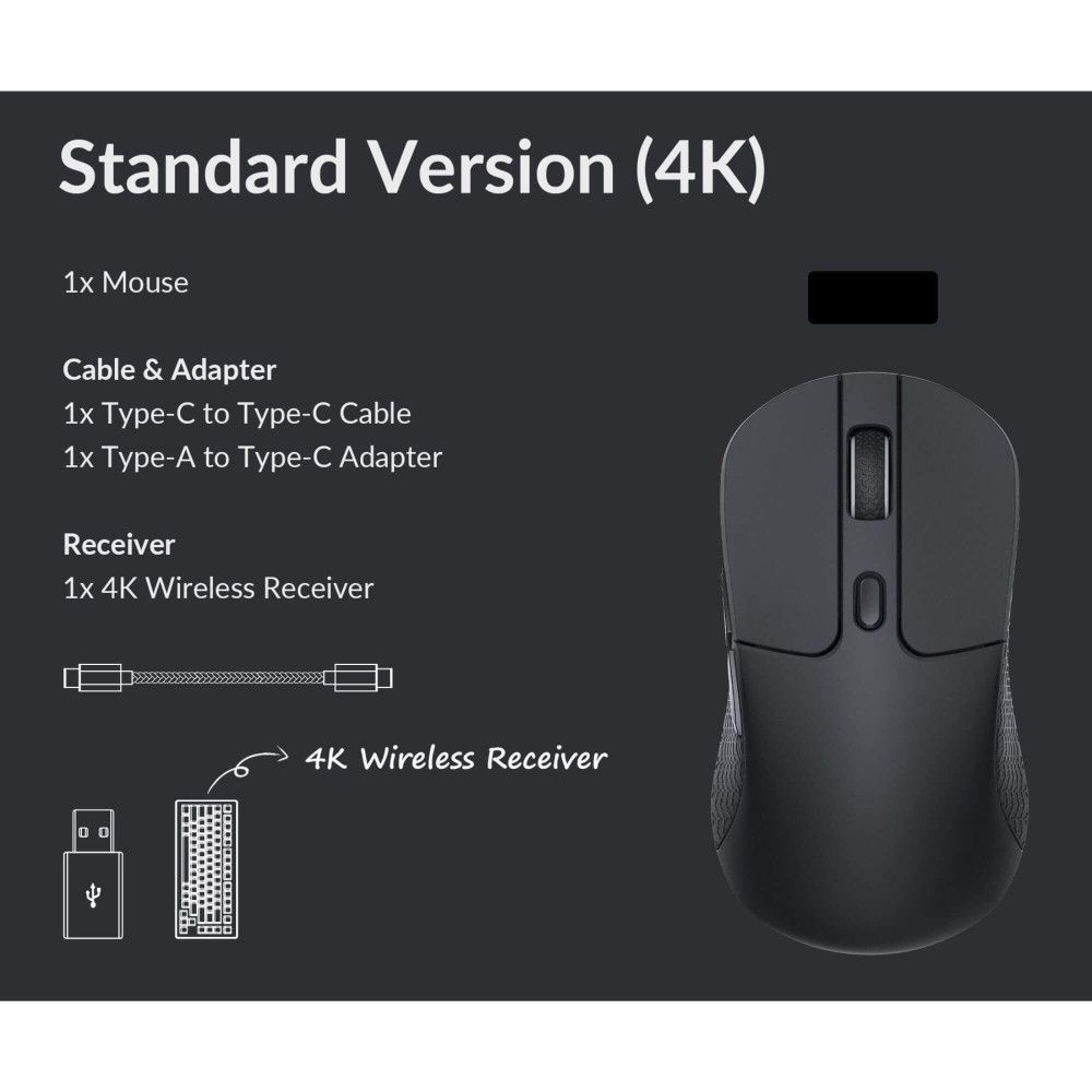Élargissez votre configuration avec la souris sans fil M3 Keychron - 4000 Hz