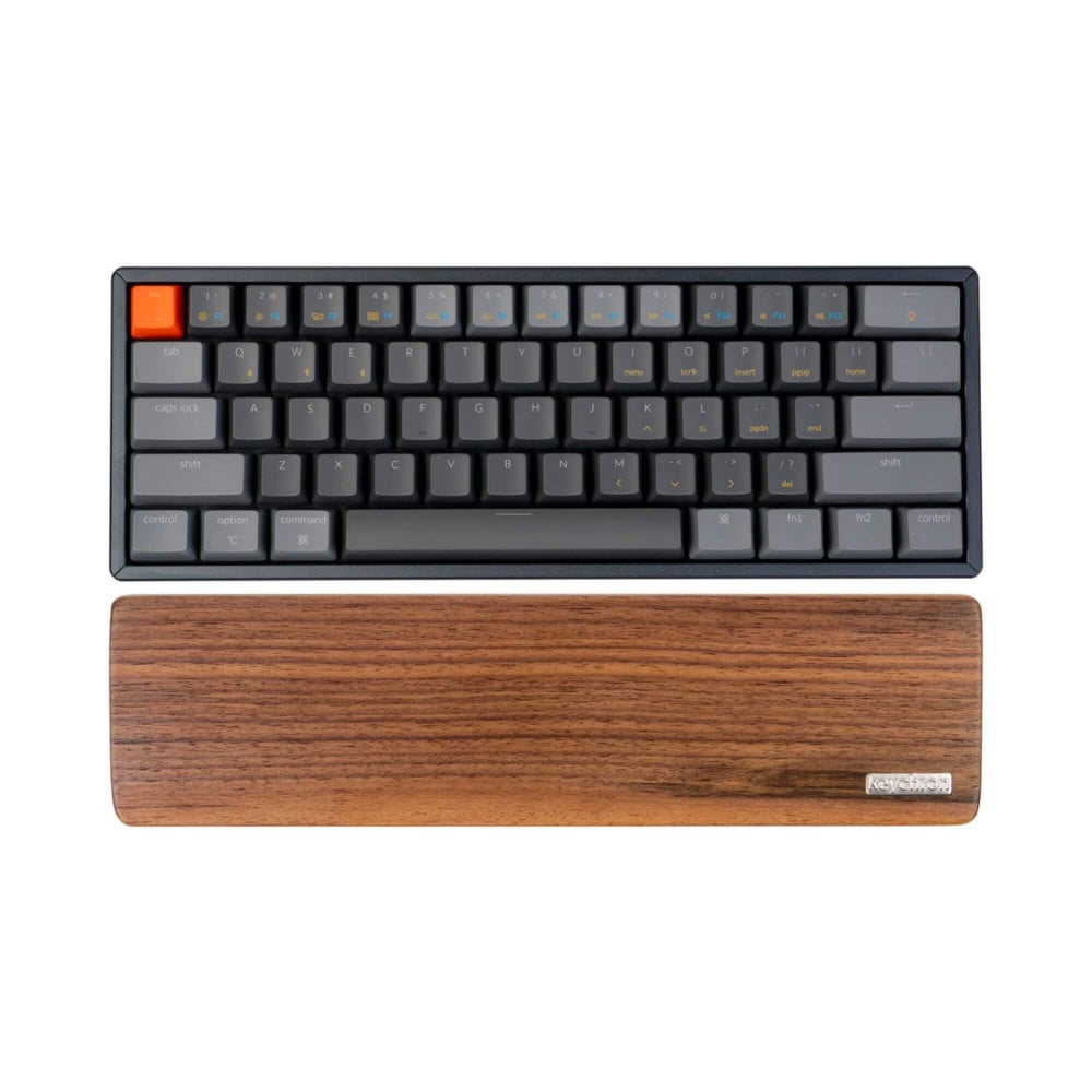 Keychron K12/Q4/Q4 Pro/V4/Q60 Repose-poignets en bois de noyer