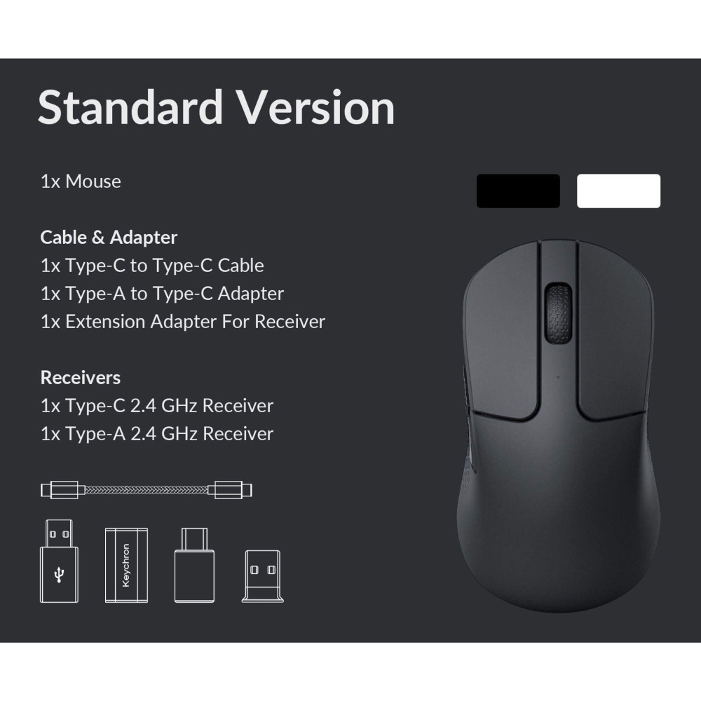 Élargissez votre configuration avec la mini souris sans fil M3 Keychron
