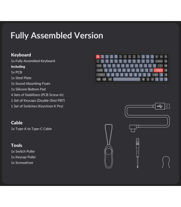 Keychron K2 Pro Keyboard: Increased typing comfort with innovative design