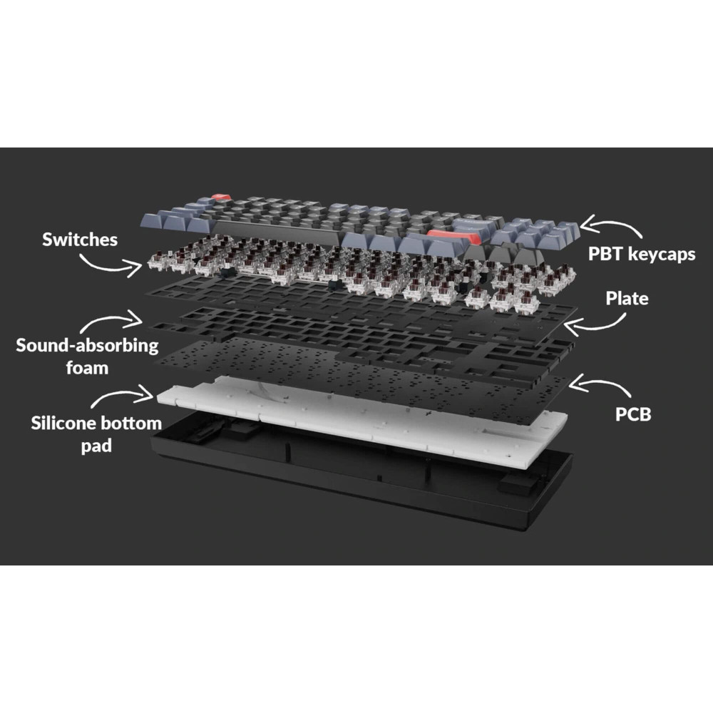 Keychron Clavier K8 Pro : Confort de frappe accru avec un design innovant